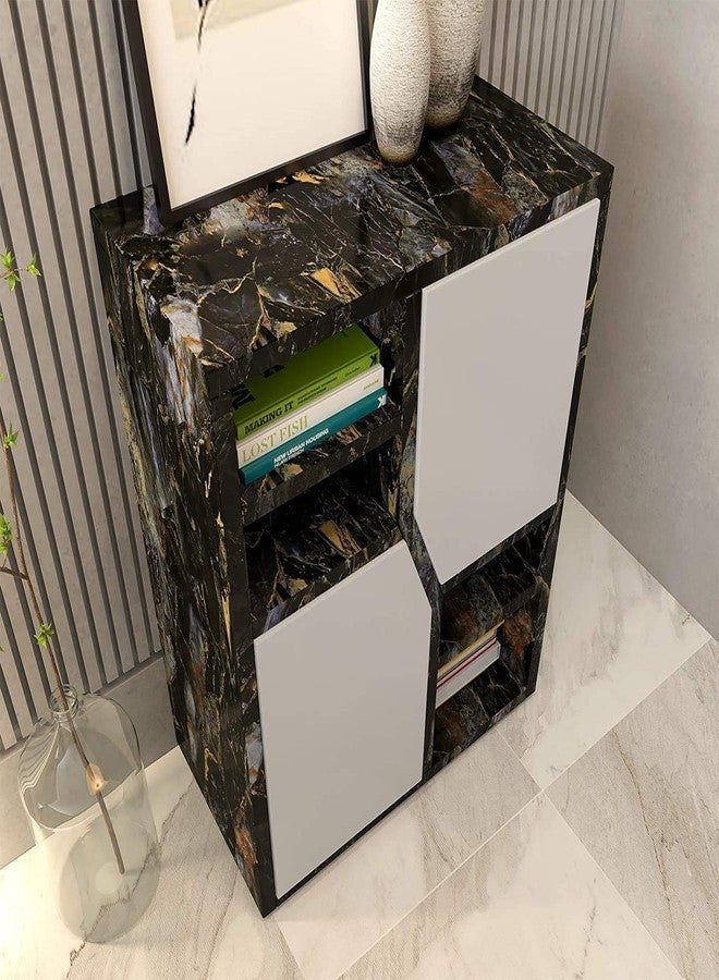 HOMEMATES Self-Adhesive Wallpaper Waterproof Old Furniture Vinyl Stickers Wooden Door Wardrobe Desktop PVC Wall Papers 30 X 304 CM- (Blue Marble) - Image 2